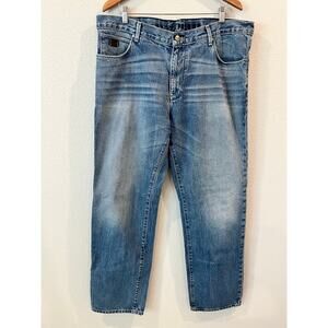 Tommy Hilfiger Premium Custom Straight Medium Wash Denim Jeans | Size 38x34